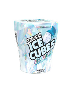 Chicles Ice Breakers Ice Cubes sabor menta cristal - My American Market