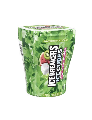 Chicles Ice Breakers sabor kiwi y sandía - My American Market