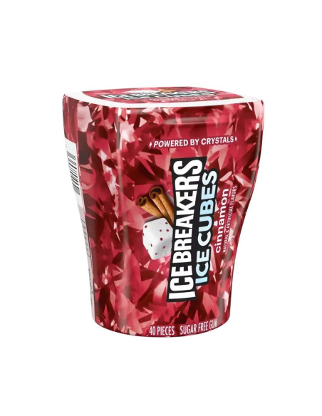 Ice Breakers Gum Ice Cubes Cinnamon - My American Market