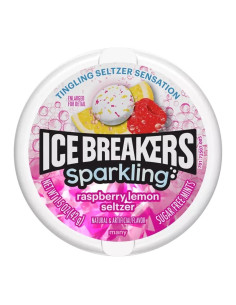 Ice Breakers Sparkling Raspberry Lemon Seltzer - My American Market