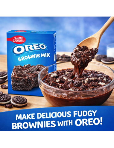 Betty Crocker - Brownie Mix Oreo (preparato per brownie agli Oreo) - My American Market