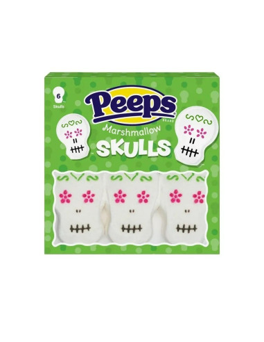 Peeps Marshmallow Skulls x6 - My American Market