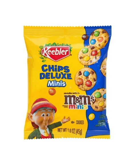 Galletas Keebler Chips Deluxe Bite Size con M&M's Minis 45 g - My American Market