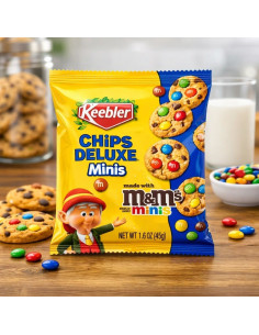 Biscotti Keebler Chips Deluxe Bite Size M&M's Minis 45g - My American Market 2