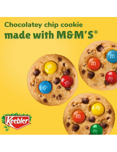 Keebler Chips Deluxe Bite Size Cookies M&M's Minis 45g - My American Market