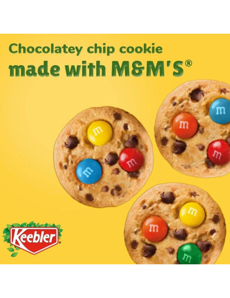 Keebler Chips Deluxe Bite Size Cookies M&M's Minis 45g - My American Market
