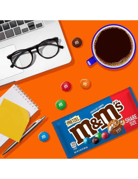Tamaño para compartir de M&M's Pretzel - My American Market