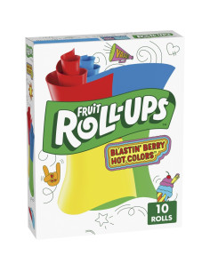 Fruit Roll-Ups Blastin' Berry Hot Colors - My American Market