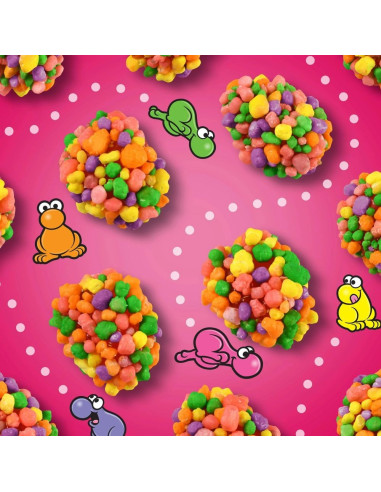 Nerds - Gummy Clusters Fruits, billes gummy enrobées de Nerds acidulés - My American Market