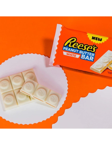 Barra de mantequilla de cacahuete Reese's blanca - My American Market