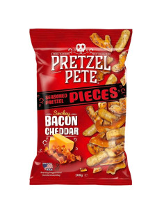 Pretzel Pete Pieces Smokey Bacon Cheddar - My American Market