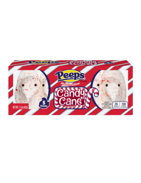 Peeps Marshmallow Candy Cane Chicks x5 - My American Market