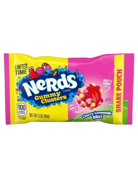 Nerds Gummy Clusters Cherry Lemonade Blitz Share Pouch - My American Market