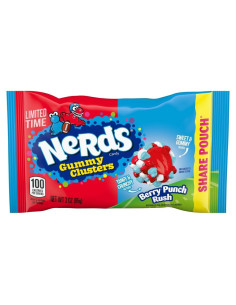 Bolsa para compartir de gomitas Nerds Gummy Clusters Berry Punch Rush - My American Market