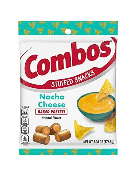 Combos Baked Pretzel Nacho Cheese 179g - My American Market