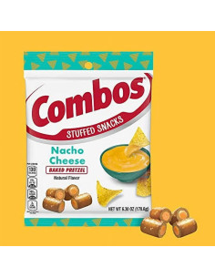 Combos Baked Pretzel Nacho Cheese 179g - My American Market 2