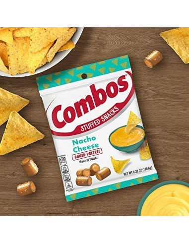 Combos Baked Pretzel Nacho Cheese 179g - My American Market