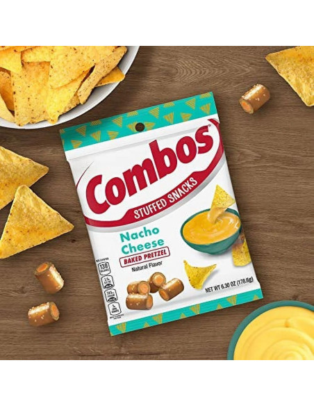 Combos Baked Pretzel Nacho Cheese 179g - My American Market