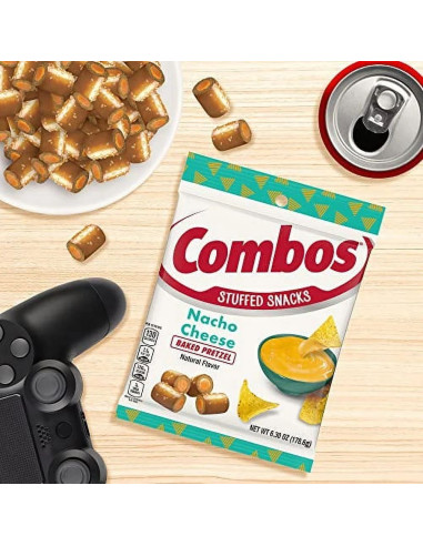 Combos Baked Pretzel Nacho Cheese 179g - My American Market