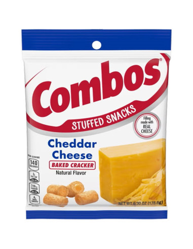Combos Baked Cracker Cheddar Cheese 179g - My American Market