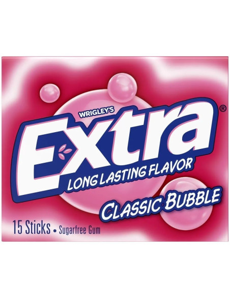 Chicle Extra Clásico Burbuja - My American Market