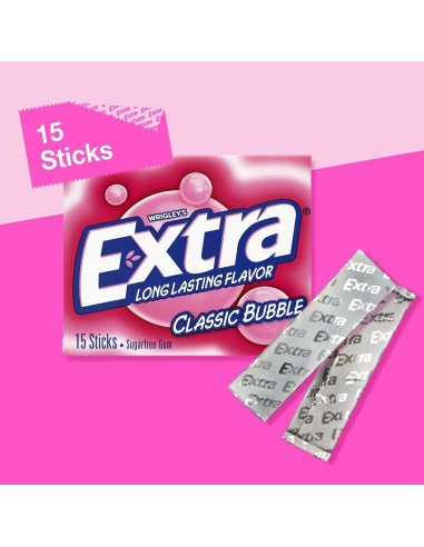 Gomma da masticare Extra Classic Bubble - My American Market