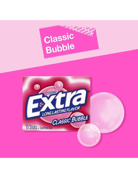 Chicle Extra Clásico Burbuja - My American Market