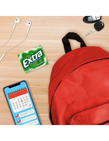 Chicle extra de menta verde - My American Market