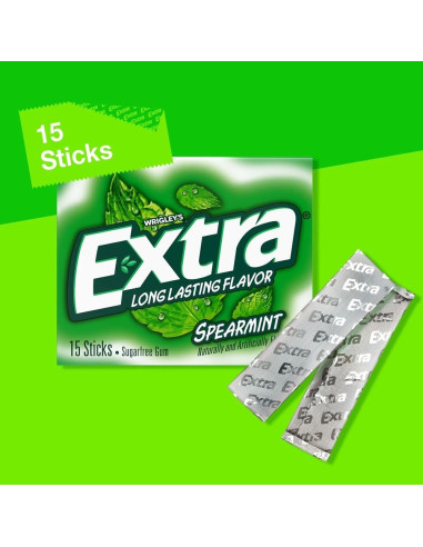 Extra Gum Spearmint - My American Market