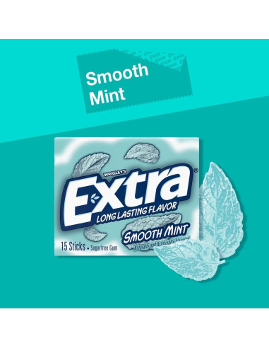Chicle Extra Suave Menta - My American Market