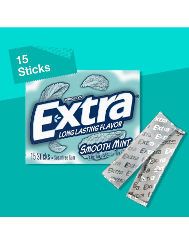Chicle Extra Suave Menta - My American Market