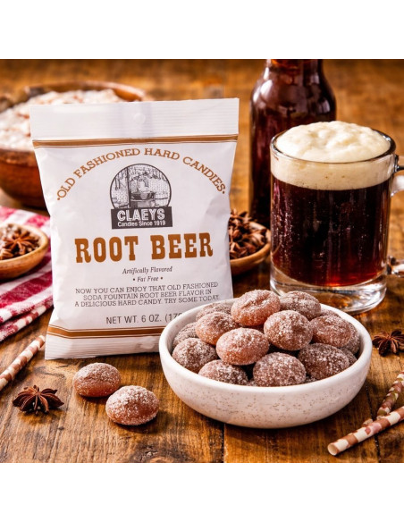 Claeys Hard Candies Root Beer - My American Market