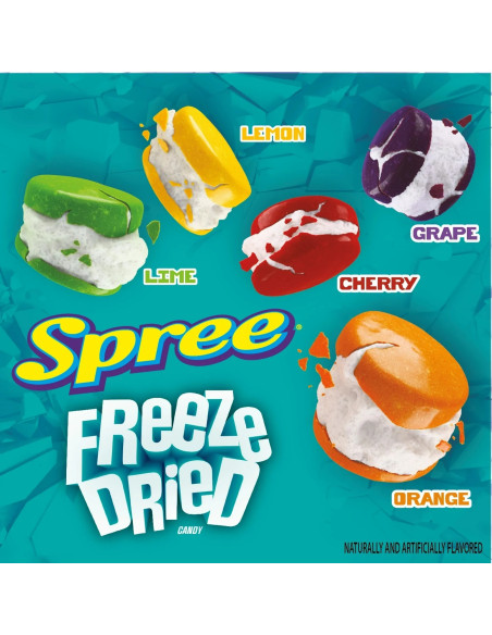 Spree - Freeze Dried Candy (bonbons Spree lyophilisés, ultra croustillants) - My American Market