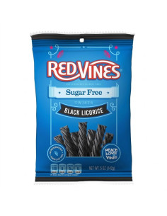 Liquirizia nera senza zucchero Red Vines - My American Market