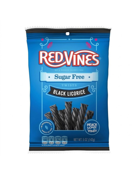 Regaliz negro sin azúcar Red Vines - My American Market