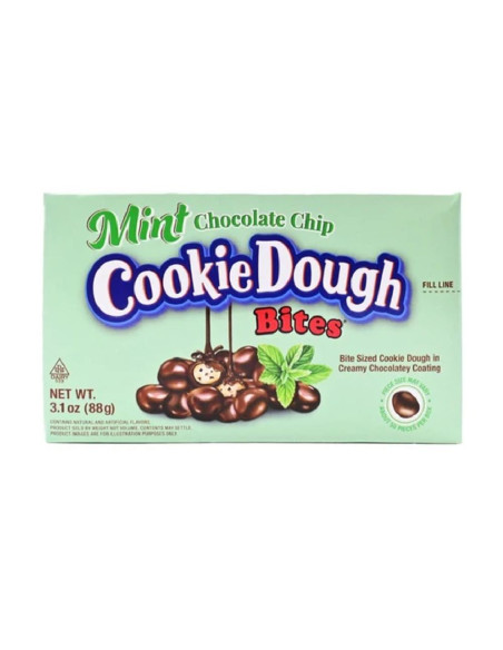 Mint Chocolate Chip Cookie Dough Bites - My American Market
