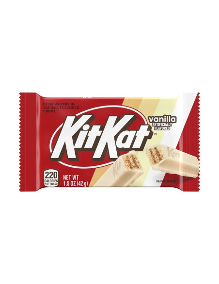 KitKat - Vanilla (gaufrette enrobée goût vanille) - My American Market