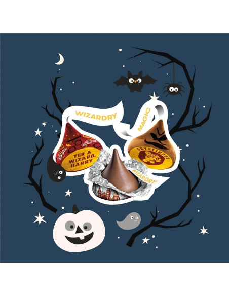 Hershey's - Harry Potter Kisses Milk Chocolate (papillotes édition Harry Potter) - My American Market