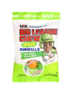 Big League Chew Sour Gumballs - My American Market
