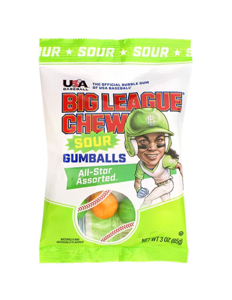 Big League Chew Sour Gumballs - My American Market