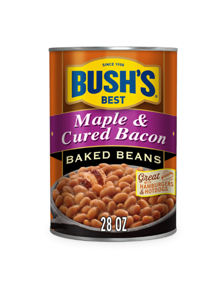 Bush's Best Maple & Cured Bacon Baked Beans 794g - My American Market