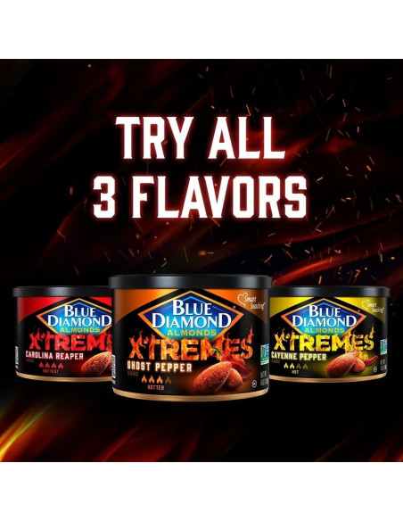 Blue Diamond Almonds Xtremes Carolina Reaper - My American Market