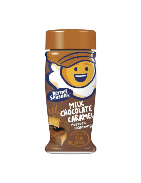 Condimento al caramello e cioccolato al latte di Kernel Season - My American Market