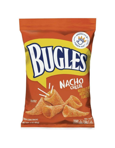 Bugles - Nacho Cheese (cônes de maïs au fromage nacho) - My American Market