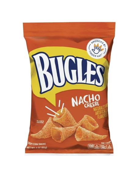 Bugles - Nacho Cheese (cônes de maïs au fromage nacho) - My American Market