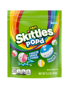 Skittles POP'd Freeze Dried Candy Sour - My American Market