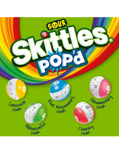 Skittles POP'd Caramelos liofilizados ácidos - My American Market 2