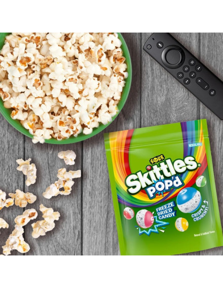 Caramelle liofilizzate Skittles POP'd Sour - My American Market