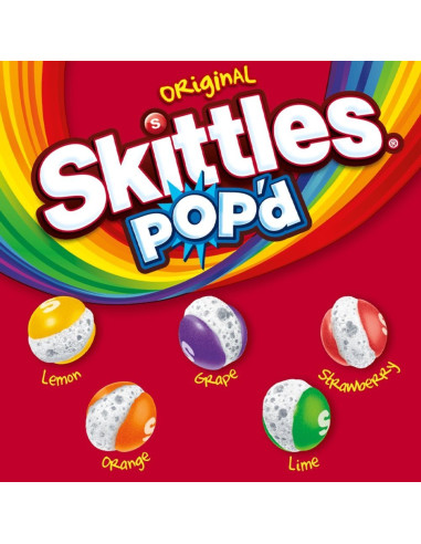 Caramelle liofilizzate originali Skittles POP'd - My American Market