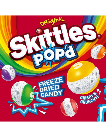 Caramelle liofilizzate originali Skittles POP'd - My American Market